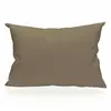 Taie d'oreiller US 50x70 cm en coton 57 Fils uni taupe par SOLEIL D' O...