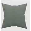Soleil d'ocre, Adele Housse de Coussin, Coton, Vert, 40x40 cm