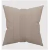 Housse de coussin 40x40 cm ADELE taupe, par Soleil d'Ocre