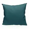 Housse de coussin en velours 40x40 cm VELVET bleu canard, par Soleil d...
