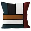 Soleil d'ocre Housse de Coussin, Orange, 40 x 40 cm