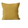 Soleil d'ocre Housse de coussin 60x60 cm ALIX jaune