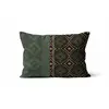 Soleil d'ocre Housse de Coussin, Polyester, Vert, 32 x 50 cm