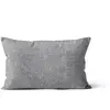 Soleil d'ocre Bella Housse de coussin, Polyester, Gris, 32 x 50 cm
