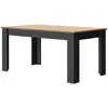 GAMI Table à manger pour 4 à 8 personnes - Rectangulaire + allonge - S...