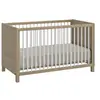 Lit bébé 70x140 ACHILLE - Beige foncé - Galipette
