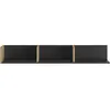 Etagère murale - L160 cm - 160 cm X 24 cm X 24 cm - Calicosy Noir