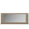 Miroir tablette effet bois chêne reed finition matière