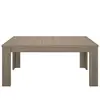 Table rectangle effet bois chêne reed avec allonge