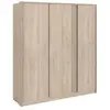 Armoire de chambre - Chêne - 3 portes - 185 x 52 x 203 cm - PARISOT