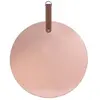 Miroir cuivre rose avec anse rond