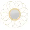 OSTARIA Miroir marguerite rotin D38.5 Autres Beige