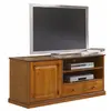 Meuble TV droit Louis Philippe 1 porte 2 tiroirs - Alsace - Merisier