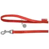 ZOLUX Laisse Mac Leather 25mm/1,20 M - Rouge