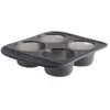Mastrad f41374 moule 4 babas silicone 27 x 21 x 6 cm
