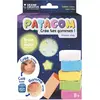 Graine Créative Maak je eigen gum | Gum Klei | Patagom 6 blokjes,  glow in the dark