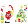 Pochoir Geant Noel 33x23 - Lot De 2