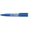 Pentel green label marqueur permanent à pointe biseautée bleu nn60-co