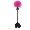 Sweet Caress - Zweepje met hartje en roze pompom