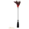 Sweet Caress - Zweepje en streelveer in 1 - rood