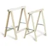 Tréteau pliant bois hêtre 800x800mm - MERCIER - 4181