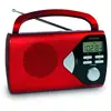 Radio portable AM/FM avec fonction réveil - Rouge - METRONIC 477201