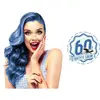 Semi-permanente kleurstof Hairgum Sixty's Color royal blue (60 ml)
