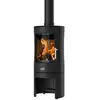 Godin Godin - Poêle à bois 8kw noir 388154ANTH