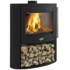 Godin Godin - Poêle à bois 9kw noir 388245PEINTANTHRACITE