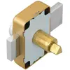 Verrou pompier à bouton + triangle 14 mm cylindre 40 mm COUILLET 570.1...