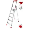 Escabeau aluminium MaxiBat 6 marches - HANGER - 100203