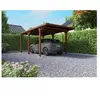 Carport 1 voiture en bois traité 148 m² - Victor
