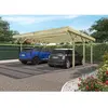 Carport en bois traité Forest Style 29,6 m² pour 2 voitures - Jean