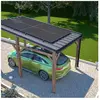 Carport solaire bois Elio - 155 m²