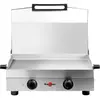 Plancha Krampouz Style Double inox électrique 2500 W Inox Noir