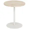 Table d appoint Celen Travertin blanc 40x45cm - Atmosphera createur d'interieur