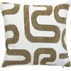 Coussin jacquard Safina vert kaki 40x40cm Atmosphera Créateur D'intérieur