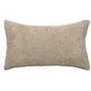 Coussin bouclette Saona beige lin 30x50cm Atmosphera Créateur D'intérieur