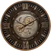 Horloge mécanique - ATMOSPHERA - Yoni - Métal - Marron - D59cm