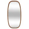 Miroir ovale Jasna bois 80x40cm - Atmosphera createur d'interieur - Marron