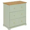 Commode Mohéa vert céladon 3 tiroirs - Atmosphera createur d'interieur