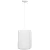 Suspension Tobie coton blanc D25cm Atmosphera Créateur D'intérieur