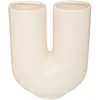 Vase - ATMOSPHERA - Rivi - H30 cm - Blanc chaud - Design contemporain