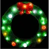 Couronne de Noël lumineuse extérieure H29cm 25 led + transfo - Feeric ...