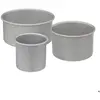 5five - lot 3 moules à gâteaux bord haut en aluminium