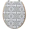 Five Simply Smart - Abattant wc blanc et gris hapache - 5five