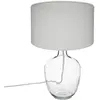 Lampe en coton H43,5cm blanc - Blanc - Atmosphera createur d'interieur