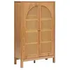 Armoire 2 portes Tiria en placage frêne 92x40cm Atmosphera Créateur D'intérieur