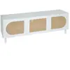 Meuble TV "Cabras" 140x50cm blanc - Atmosphera createur d'interieur