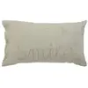 Coussin - ATMOSPHERA - Lili - Gaze de coton - 50x30cm - Déhoussable - Vert